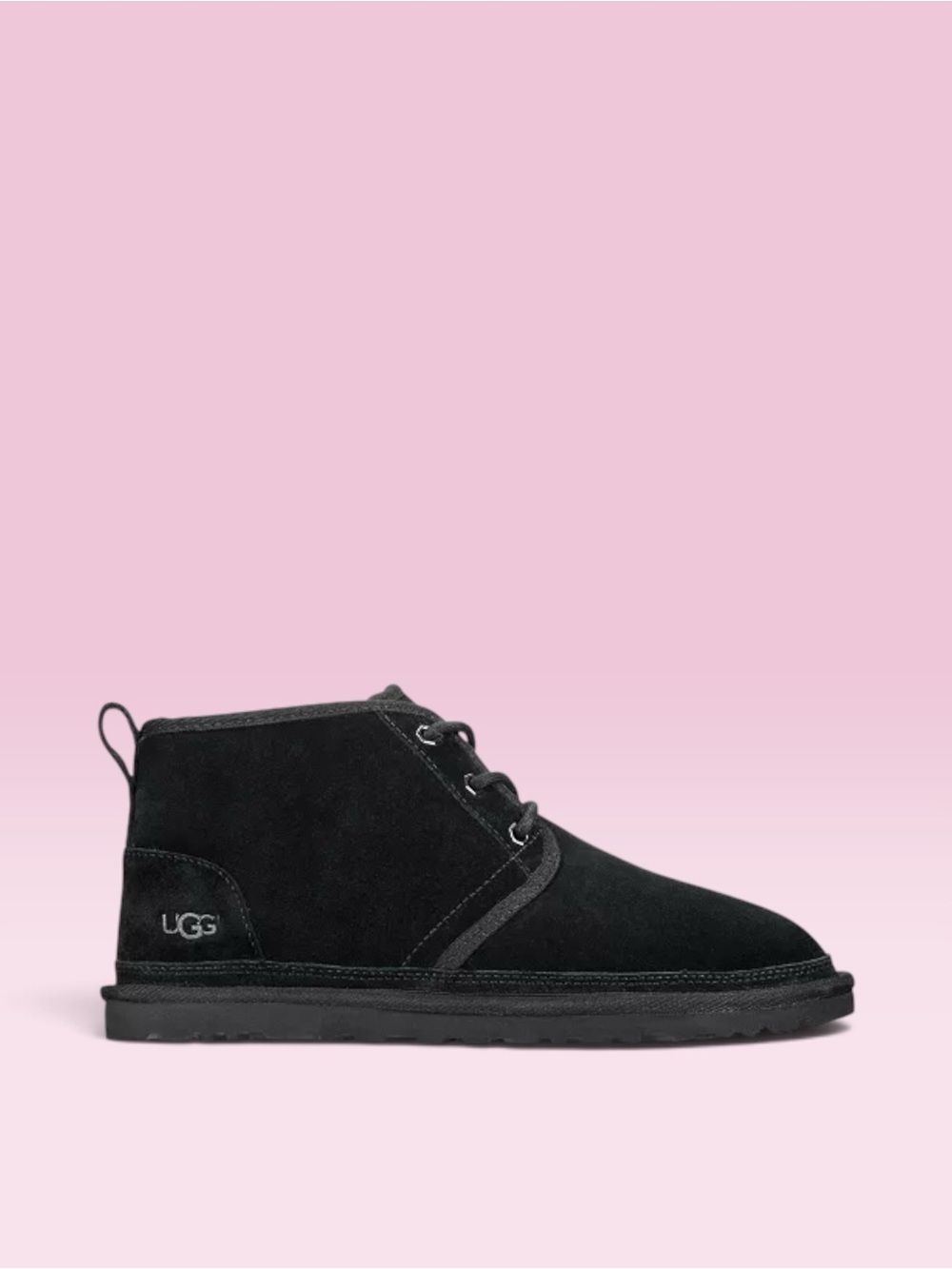 UGG Men's Black Suede Chukka Boot - Lace-Up Ankle
